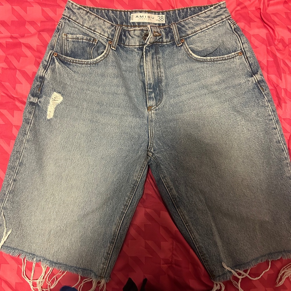 denim bermuda